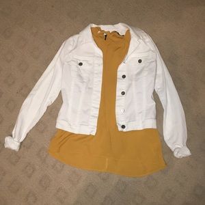 White Jean Jacket